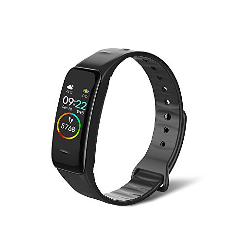 BrilliantHouse Fitness Tracker with Blood Pressure Heart Rate Blood Oxygen Meter Sleep Monitor Weather Monitor,IP68 Waterproof Activity Tracker Smart Watch Pedometer Step Counter for Kids Man Women