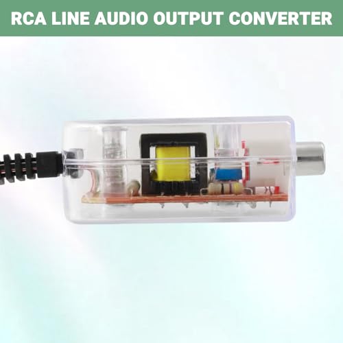 image for RCA Line Audio Output Converter: Speaker to Line Level Converter Conve