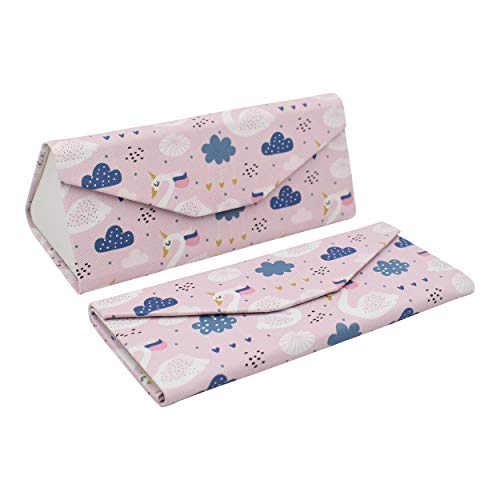 Image of Real Sic Glasses Case for Men and Women - Magnetic Folding Hard Shell Sunglass Holder - Inspired by Adorable Animals