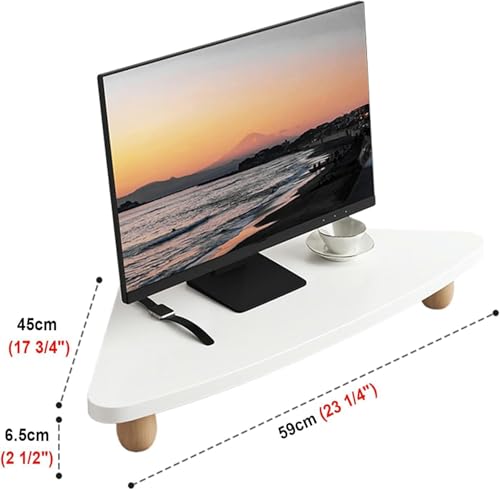 Support d'écran d'angle pour soulager les cervicales et libérer de l'espace de table - 3