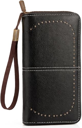 sea tear Monedero Mujer Grande Elegante con Cremallera – Gran Capacidad con Compartimento para Móvil, Diseño Premium para Uso Diario y Regalo