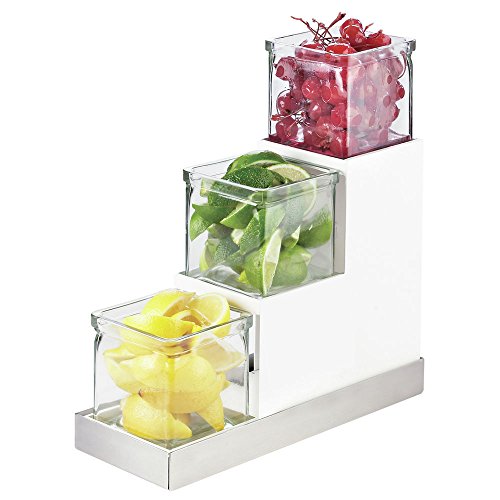 Cal-Mil 3003-55-12 Luxe Stair Step Jar Display, 9