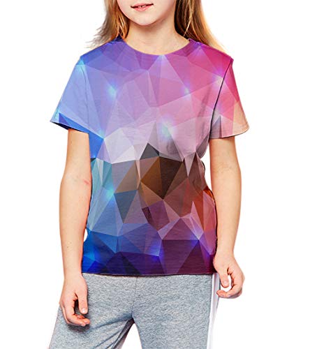 Image of LAIDIPAS Boys Girls 3D Graphic T-Shirt Short Sleeve Tops Tees 6-16 Years | Kids Crewneck Shirts, Vibrant Color, Lightweight and Quick Dry, Trendy Outfits for School, Parties, vacation and Daily Wear