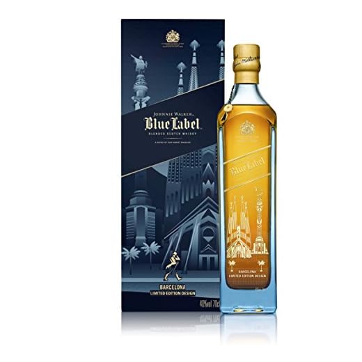 Johnnie Walker Blue Label Whisky Edición Limitada Barcelona - 700 ml