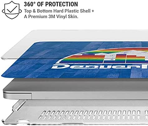 Skinit Case + Skin Compatible with MacBook Air 13in (2020) - Officially Licensed NBA Denver Nuggets Hardwood Classics Design