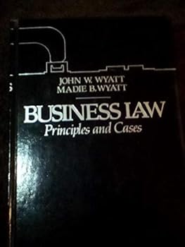 Hardcover Business Law: Principle and Cases Book