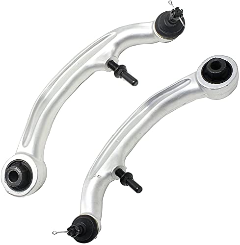 Image of Detroit Axle - 4pc Front End Control Arms Kit for 2003-2004 Infiniti G35 Nissan 350Z, Lower Forward & Rearward Control Arms w /Ball Joints Replacement