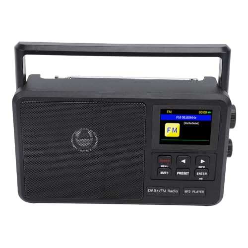 Radio portátil AM FM con Bluetooth y batería o corriente AC miniatura 1