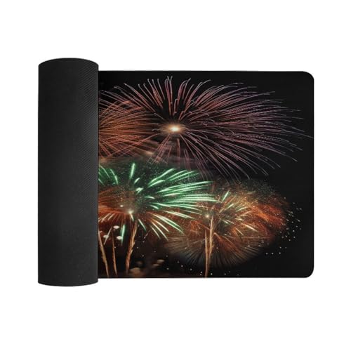 Protector de escritorio Splendid Fireworks 30x60 cm goma miniatura 3