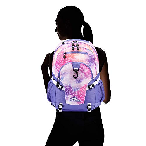 Image of High Sierra Loop Backpack, Unicorn Clouds /Lavender /White, 19 x 13.5 x 8.5-Inch