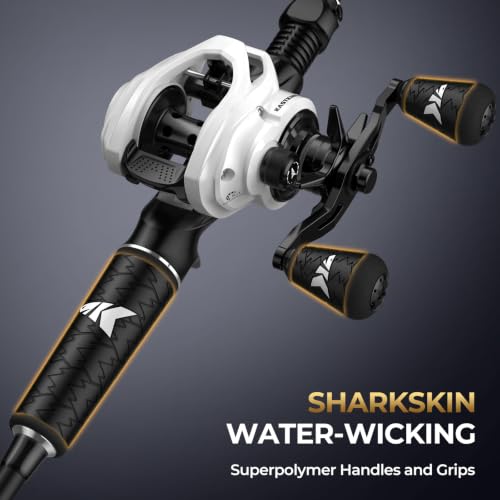 KastKing Lethal Phantom Twin-Tip Baitcasting Combo, 6'2" M, Right-Hand Reel - image 5