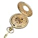 Reloj de Bolsillo Zeiger Reloj Steampunk Reloj Hombre mecanica Doble Retro Reloj...