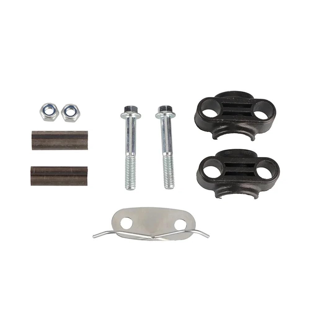 Élévateur guidon 1 paire de rehausseurs colonne direction, adaptateurs et bagues fixation pour quad/buggy 125cc 150cc