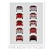 Custom Car Posters Handmade Poster compatible with Dodge Ram Pickup Truck Generations and Print of Ram 1500 2500 3500 - Red, 11x14