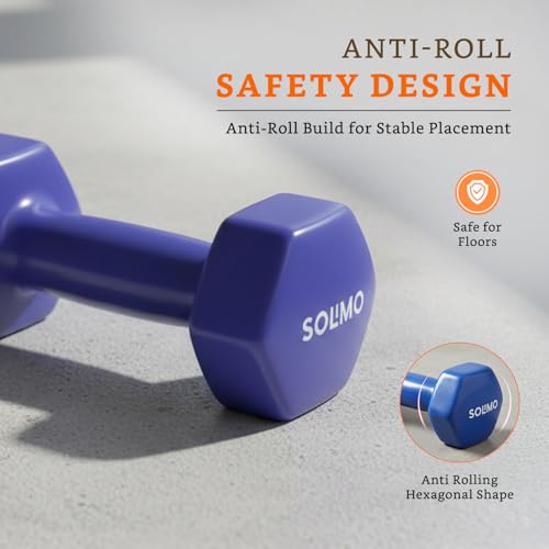 Image of Amazon Brand - Solimo Vinyl Dumbbell