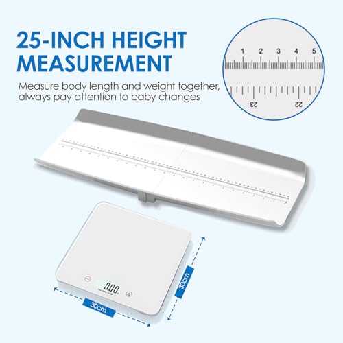 Helsevesen BS-20 Digital Baby Scale, 3 In 1 Multifunctional Baby Weight Scale thumb #5