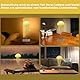 BomKra LED Quallen Lampe - RGB Farbverlauf Jellyfish Lamp, Quallenlampe mit Touch und Sprachgesteuerte, Aufladbar Quallen Nachtlicht für Dekoratives Atmosphärenlicht (Hängend Stil + Sockel)