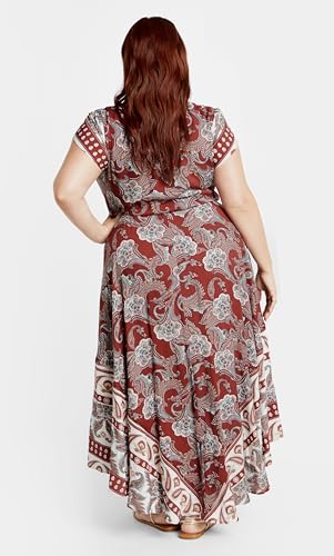 Image of City Chic Plus Size Dress, Lilah Maxi Dress
