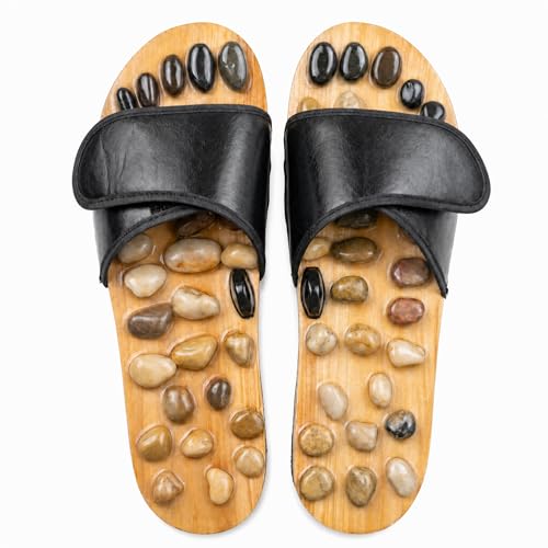 JLCunsola Natural Stone Acupressure Slippers