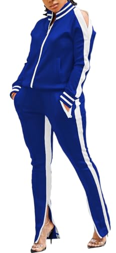 Image of TOPONSKY Womens 2 Piece Sports Outfit Tracksuit Shirt Shorts Jogger Bodycon Sets