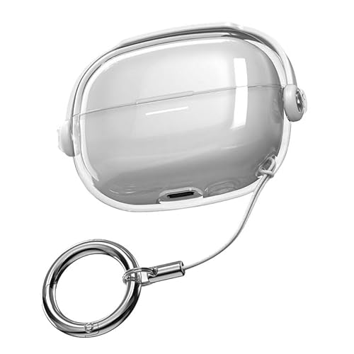 TRIPLE RIVER�EFor Xiaomi Redmi Buds 6 Pro �N���A �P�[�X/�J�o�[ �[�d���t�� ���� TPU +�v���X�`�b�N �X�^���h�@�\ �X�g���b�v�t�� For �V���I�~ ���b�h�~�[ �o�b�Y6 �v�� ���C�����X�C���z�� �J�o�[(�N��