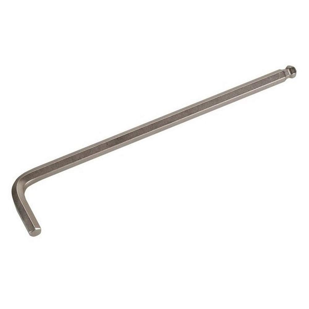 ALYCO 193114 - Llave Allen acodada de bola serie extralarga Cr-V niquelada 14 mm en envase de 5 ud.