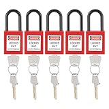 lockout tagout italiano [Resistenza alla temperatura e all'impatto] realizzato in PA di nylon rinforzato resistenza ad alta temperatura ( -57 ℃ a +177 ℃) e un'eccellente resistenza all'impatto.