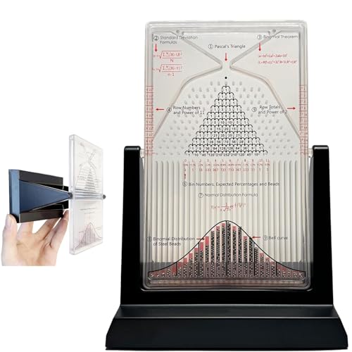 Courbe en cloche modèle de Galton pour exposition de physique de musée
