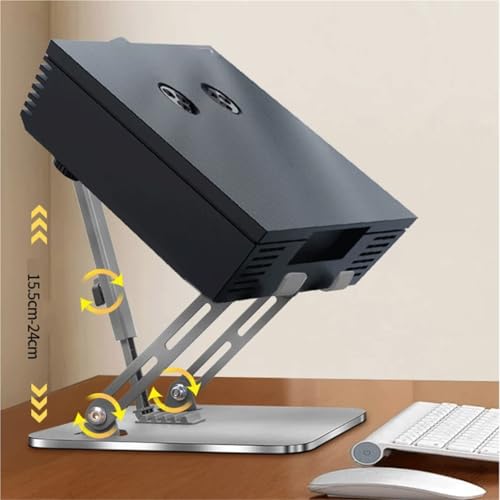 Soporte para proyector de altura ajustable con base metálica estable 3