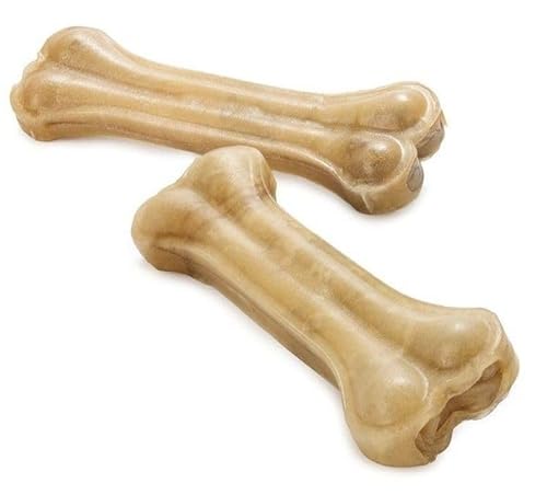 Barakaldo Vet Shop | Osso Pressato Cani Piccoli e Cuccioli | Snack Sano Che soddisfa l'Istinto Naturale di mordere in Cani mantenendo la protesi Forte | 11 cm - 4 Unità