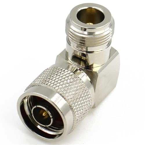 Adaptador coaxial RF tipo N macho a hembra para conectar cables en armarios de red, 5 uds. 6