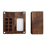 【Aquarell-Reisepalette】Es ist eine Palmengröße, die klein und tragbar ist. Aus hochwertigem Eichenholz, robust und langlebig. Komplett handgefertigt und entworfen für urbanen Skizzierer und Kalligraphen. Perfekt für Aquarellfarben.