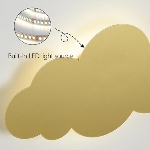 Lámpara de pared de hierro blanco con diseño creativo y tonos regulables 3