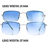 The Fresh Minimalist Small Rectangular Sunglasses ... #3