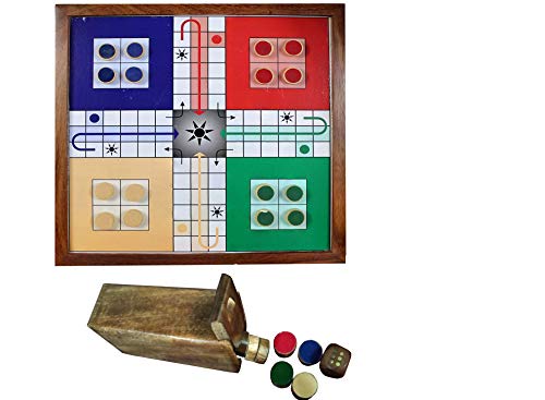 The Mind Challenge Magnetic Ludo Travel Board Game Handmade Wooden Classic Ludo Set Strategy Fun Game(Brown) Toy Review India (Iknoor World ) The Mind Challenge Magnetic Ludo Travel Board Game Handmade Wooden Classic Ludo Set Strategy Fun Game(Brown) Toy Review India (Iknoor World )