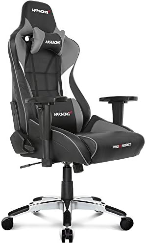 （12:30時点） AKRacing ゲーミングチェア デスクチェア 勉強椅子 学習椅子 グレー 灰 Pro-X V2 高耐久PUレザー 180度リクライニング 在宅 リモート 5年保証