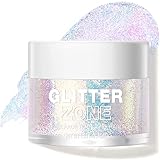 Liquid Chunky Shimmer Body Glitter Gel,4 Color Sequins Glitter Gel for Face Hair and Body Makeup, Lo