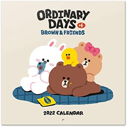 Official Glitter 2022 Wall Calendar, 2022 Calendar, 12" x 12" Square Wall Calendar 2022, Family Calendar 2022, Quotes Calendar 2022 - Motivation Calendar 2022