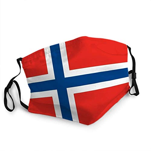 Preisvergleich Produktbild Wiederverwendbarer Gesichtsschutz Mundschutz Nationalflagge von Norwegen Country World