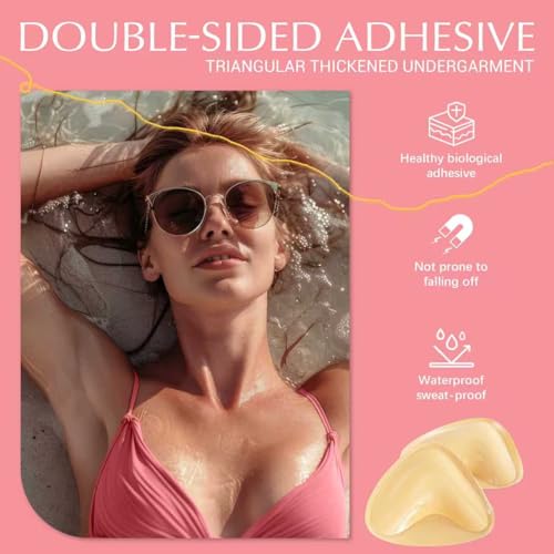 Ultra Push up Sticky Bra Pads Inserts, Stick Bra,Double Sided Adhesive Bra Inserts,Stick on Bra for All Outfits2