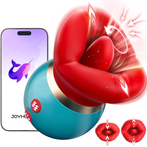 Adult Sex Toys Vibrator with App Function - 3IN1 Big Mouth Vibrators Sex Machine with 360° Tongue Licking & Sucking & Vibrating, Clit Nipple G Spot Anal Toys for Women Couples Adult Sex Toys & Games