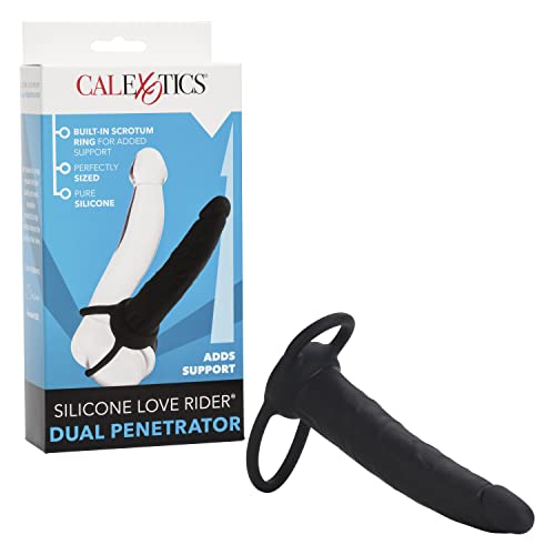 California Exotic Novelties Silicone Love Rider Double Pénétration Noir