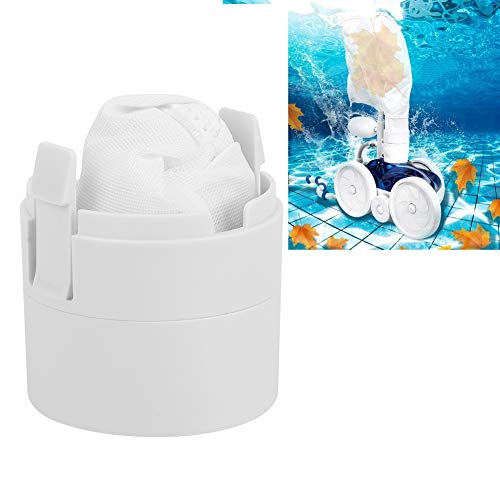 Caredy Sacos de limpeza de piscina, 2 peças de saco de filtro de limpeza de piscina branco limpador