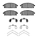 Dynamic Friction Company 3000 Semi-Metallic Brake Pads and Hardware Kit