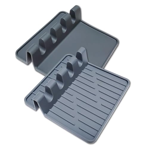 Image of Paint Brush Holder Set, Portable Silicone Stands with 4 Slots, 2 Pack