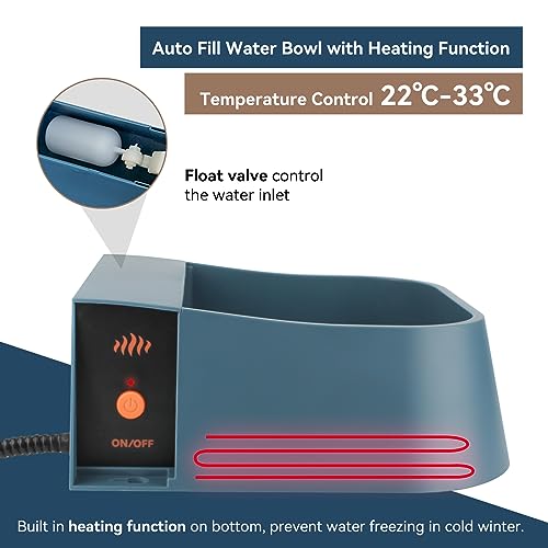 NAMSAN Ciotola riscaldabile per acqua antigelo con...