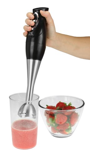 Kalorik Electronic Stick Mixer Dual Speed Control Settings, Stainless Steel Shaft and Blade