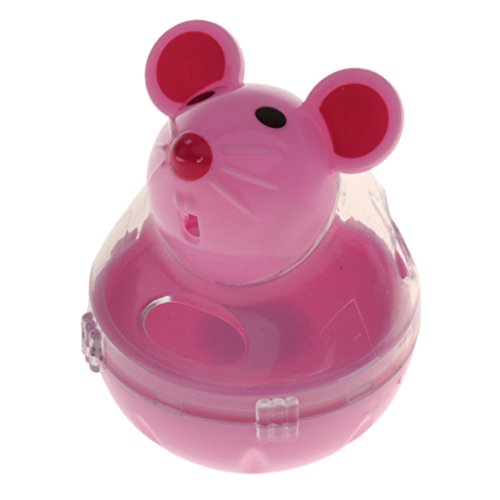 Homozy 2 peças de brinquedo de Natal para gatos, papai noel, rato, alimentador de gatos, brinquedos