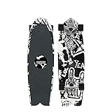  CUTEY Terreno Surfboard Skateboard Individual Duración Dual Drive Professional Brush Street Four-Wheel Mapate Skateboard Land Ski Toard,5,Double Drive