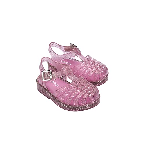 Mini Melissa Possession Shiny Rosa Glitter Prata 33522RGP-22